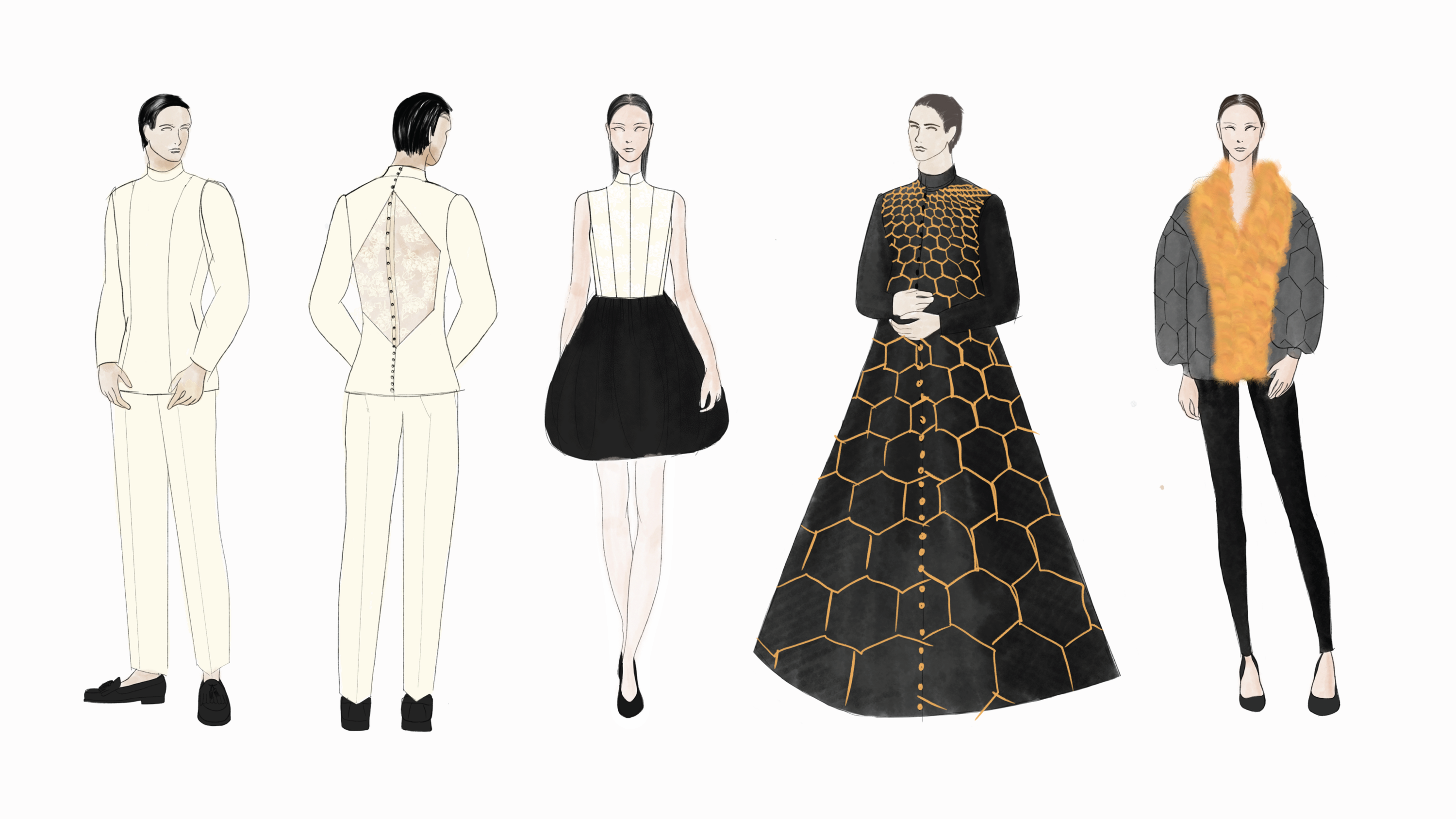 Collection lineup illustration