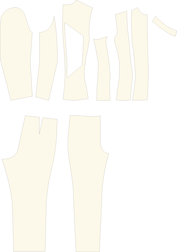 pattern pieces